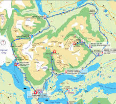 Torres Del Paine Circuit The Botched Q Trek Torres Del Paine Hiking Map Unique Maps