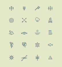 New York Lake Pictograms On Behance Pictogram Lake Tattoo Icon Design