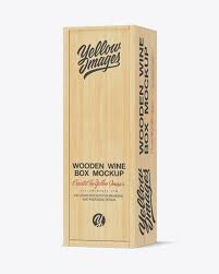 Wooden Wine Box Mockup Half Side View In Object Mockups On Yellow Images Object Mockups Mockup Free Psd Free Psd Mockups Templates Wooden Wine Boxes