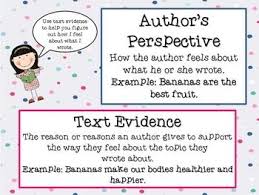 authors perspective anchor chart authors perspective