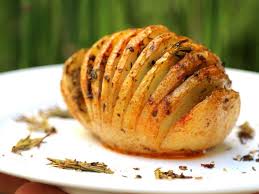 Hasselback Potatoes Pommes De Terre Roties A La Suedoise Recette Pommes De Terre Roties Recettes De Cuisine Recette Pomme De Terre