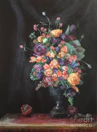 Maybe you would like to learn more about one of these? Renaissance Flowers Painting By Diane Donati