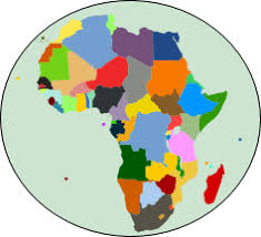 Africa map coloring page from africa category. Africa Mapchart