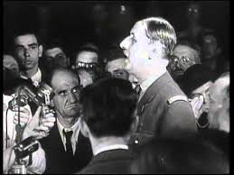 Speech of De Gaulle " Martyred Paris, but liberated Paris " (1944) - YouTube