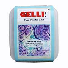 New Card Stamping And Gelliplate Ing Kit Gelli Printmaking Artsandcrafts Gelli Arts Printed Cards Create Holiday Cards