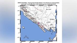4.1 sr , kedalaman 10 km, pusat gempa berada di darat 12.8 km barat laut tarutung. Gempa Terkini Hari Ini Terjadi Di Lampung Catatan Khusus Di Mentawai Tekno Tempo Co