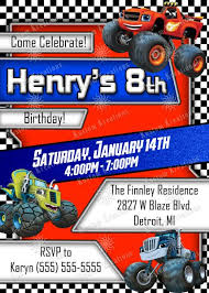 Blaze and the monster machines memory. 12 Blaze And The Monster Machines Birthday Invitations Ideas Birthday Invitations 2nd Birthday Invitations Birthday