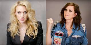 Like a lot of people who watched the new ghostbusters this past summer, i immediately fell in love with kate mckinnon's dr. New Ghostbusters Theme Song Kate Mckinnon Leslie Jones Melissa Mccarthy And Kristen Wiig