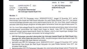 Contoh surat kuasa cabut berkas contohisme. Pdip Resmi Cabut Dukungan Terhadap Bupati Alor Tribunnews Com Mobile