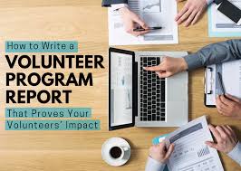 It contains details such as the topic of the. How To Write A Volunteer Program Report That Proves Your Volunteers Impact