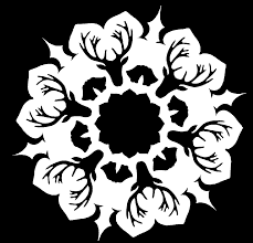 Choose any of the printable files above by clicking the image or the link below the image. 5 Christmas Themed Paper Snowflake Templates Holidappy Celebrations