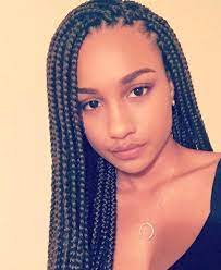 Fun Hairstyles With Box Braids You Can Try Box Braids Styling Box Braids Hairstyles Braids For Black Hair