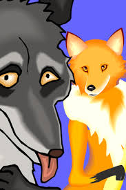 The Fox And The Wolf Storynory About the authorgary larson lives in oregon with his wife and a big dog. the fox and the wolf storynory