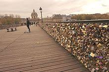 In 2015, officials removed nearly one million locks from the paris bridge after parts of it collapsed in 2014, according to the bbc. Pont Des Arts Wikipedia
