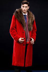 Linailin New Mens Mink Fur Coat Mens Fur Coat Fur Coat Coat