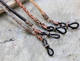 See more of leather & chains on facebook. Rustic Braided Leather Eyeglass Holder Mens Eyeglass Chain Etsy In 2020 Eyeglass Chain Eyeglasses Holder Necklace Glasses Chain