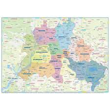 Einheimische wie touristen lösen dieses problem, indem sie oft die für sie relevanten wege oder touren absolvieren. Berliner Bezirke 1 200 000 Landkartenschropp De Online Shop