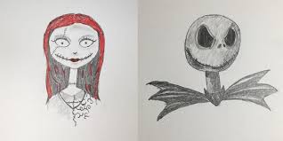 Watch the video for complete instructions and then grab some paper and try it yourself! How To Draw Jack Skellington And Sally Howlifestyles