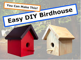 Drill a hole that is 1 to 3 inches (2.5 to 7.6 cm) in circumference. Simple Bird House Plans Instructions Super Easy Diy Nature Etsy