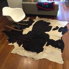 The black and white cow mosaic rug is inspired by the natural spots of color found on black and white dairy cows and even provides the luxurious feel and. Ikea Koldby Cow Hide Black White Designer Rug Carpet Mid Century Loft Style Furniture Home Living Kitchenware Tableware Table Linen Textiles On Carousell