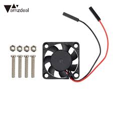 Amzdeal Cooling Fan Kit Heat Sink For Raspberry Pi 3 2 B Model B Adjustable 3 3v 5v Model Computer Black Qihaobuy