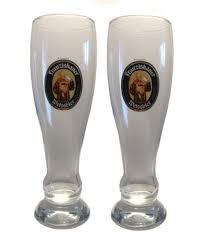 Franziskaner 2 German Beer Glasses 0 5 Litre Weizen New Deutsches Bier Bierglaser Bier