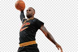 Pngkit selects 152 hd lebron james png images for free download. Lebron James Cleveland Cavaliers Nba Fathead Llc Slam Dunk Nba Tshirt Sport Png Pngegg