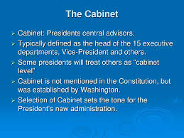 Which new presidential cabinet position require congressional approval? Ppt The Presidency Powerpoint Presentation Free Download Id 2726999