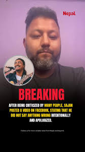 Sajan Shrestha Addresses Controversy in Recent Video