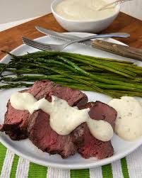 Butter, fresh thyme, garlic, beef broth, beef tenderloin, salt and 8 more. 969 Filet Of Beef With Mustard Mayo Horseradish Sauce Store Bought Is Fine
