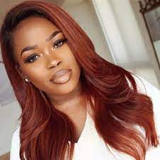 Auburn color on african american hair. Auburn Brown Hair Color On Black Women Hair Color For Black Hair Black Girl Hair Colors Hair Color Auburn Brown