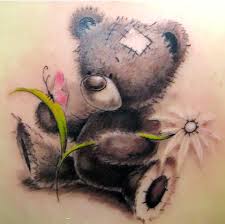 Body art tattoos cool tattoos tatoos koala tattoo. Sitting Teddy Bear Tattoo Idea Teddy Bear Tattoos Bear Tattoo Bear Paw Print