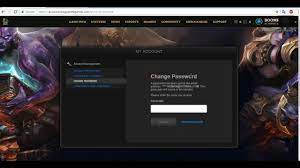 League of legends password reset. How To Change Password In Lol Youtube