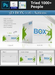 3d Box 006 Web Box Photoshop Actions Photoshop