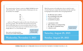 A spelling alphabet, radio alphabet, or telephone alphabet is a set of words which are used to stand for the letters of an alphabet. Amazon Com Games And Puzzles To Keep Your Brain Young Page A Day Calendar For 2021 9781523510511 Linde Nancy Workman Calendars Books