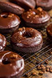 Coffee Lovers Chocolate Cake Donuts Baker By Nature Recipe Chocolate Cake Donuts Coffee And Donuts Food