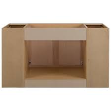 frameless sink base cabinet with