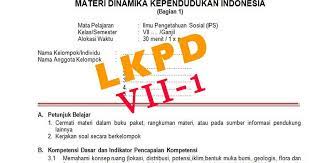 We did not find results for: Lkpd Dinamika Kependudukan Indonesia Ips Kelas 7