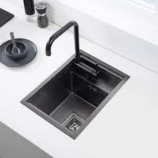 Undermount ceramic kitchen sinks uke tuning online for guitar. 2021 Hidden Black Kitchen Sink Single Bowl Bar Small Size Stainless Steel Balcony Sink Concealed Black Kitchen Sink Bar From Pet Friends 57 66 Dhgate Com