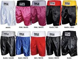 title boxing mma classic stock boxing trunks mma equipment