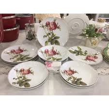 Petua basuh pinggan mangkuk yang mmmppph! Vantage Original Set Makan Malam 13 Unit English Rose F4 Shopee Malaysia