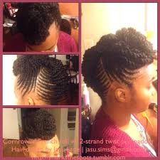 #black hair #90's #updo #french roll. Natural Framework Manemonday Cornrow French Roll With 2 Strands W