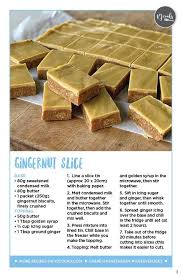 Favourite Slices Ebook Vj Cooks Ginger Recipes Slices Recipes Cafe Food