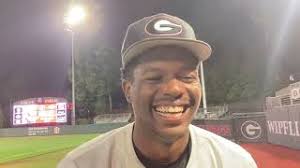 Georgia baseball OF Tre Phelps talks 15-5 run-rule of KSU in middle of  weird week