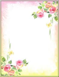 Vinod's board floral border design on pinterest. Printable Stationary 1 Floral Border Design Flower Border Clipart Flower Frame