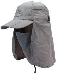 Outdoor Sun Protection Hat Folding Neck Flap Cap With Removable Shield And Mask Grey Co12grs0ihz Sun Protection Hat Mens Sun Hats Outdoor Sun Protection