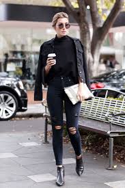 3 Cool And Unique Ways To Wear Black Denim Now Street Style Outfit Fashion Week Street Style Street Style Fall Outfits