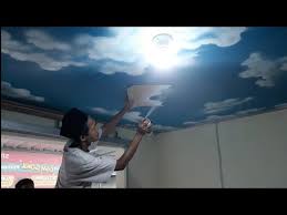 Cara membuat kerajinan rumah dari sedotan plastik. Motif Cat Plafon Python