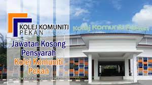 Permohonan adalah dipelawa daripada warganegara malaysia ya. Jawatan Kosong Pensyarah Di Kolej Komuniti Pekan Jawatan Kosong Pensyarah