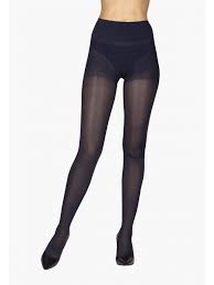Legging bimatière opaque/voile noir style rock et sexy. Collant Opaque 45d Accord Parfait Well Collant Opaque Noir Ou Bleu